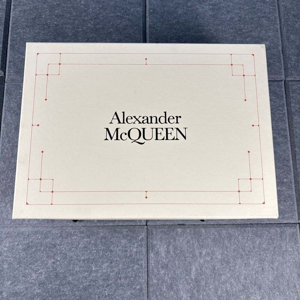 EMPTY REPLACEMENT SHOE HEEL SNEAKER BOX WHITE - Alexander McQueen 15" x 11"x 6"